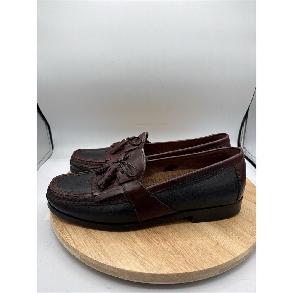 Johnston & Murphy Aragon II Kiltie Tassel Loafers Mens 9 M Leather Dress Shoes - Picture 5 of 9